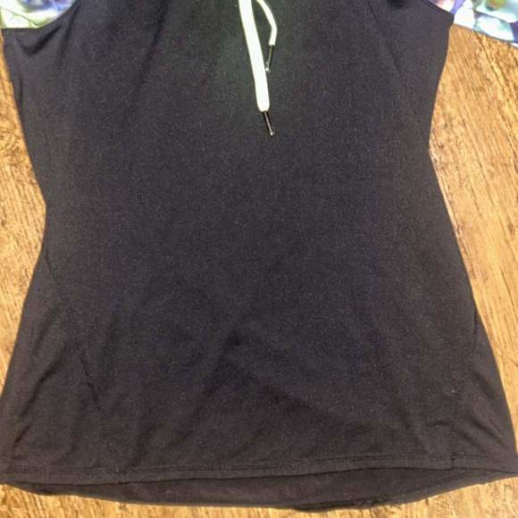 NWOT Pure & Simple Floral Sleeve Pullover Hoodie - Picture 3 of 10